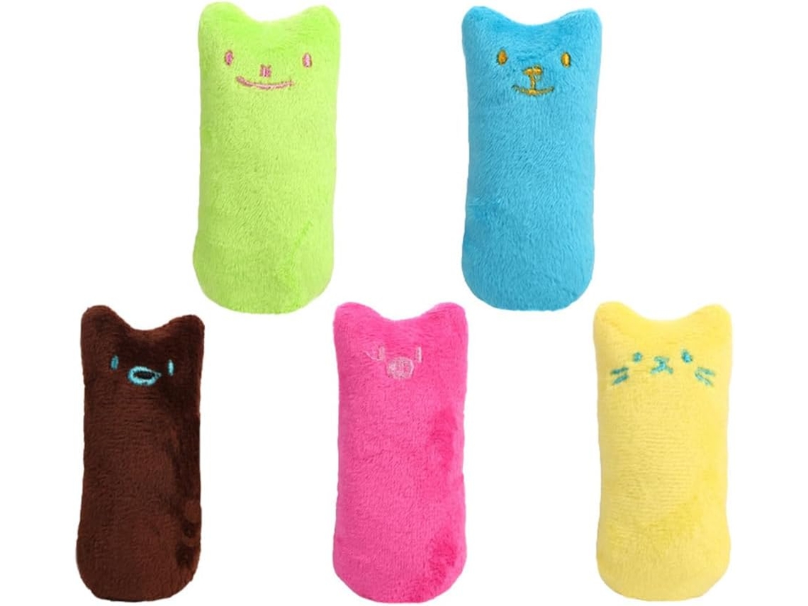 Juguete De Ratón Con Hierba Gatera – Juego Para Gatos De Interior, Juguete Para Masticar Para Gatitos Adultos, Peluche