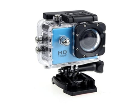 Action Cam 30M Impermeable HD 4K Sj4000 Dv Submarino Azul