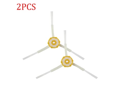 2 piezas de cepillo lateral de 3 brazos para Irobot Roomba 600 700 Series 528 595 615 620 630 650 660 760 770 780 Robot repuesto de aspiradora