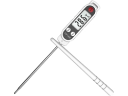 Termómetro de cocina digital, para alimentos, sonda de acero inoxidable de 4,7 pulgadas, instantáneo. Aproximadamente 6 GOKOCO