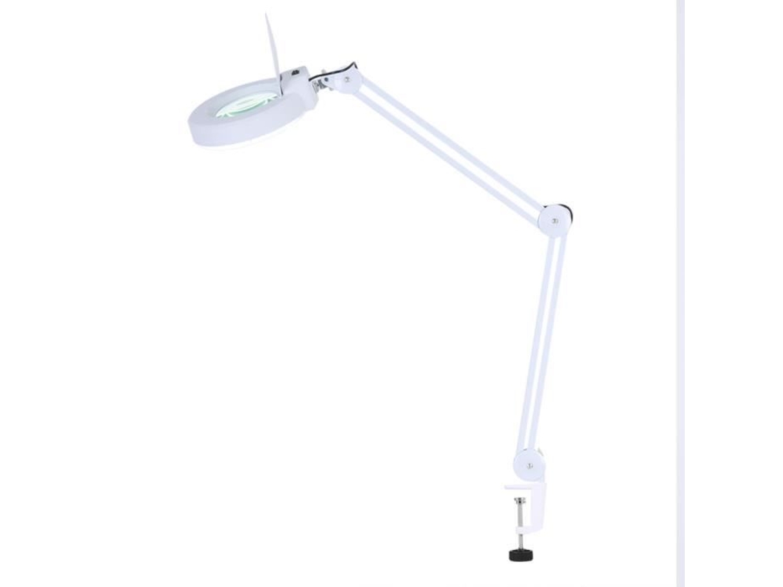 Lupa con luz LED Aumento 5X, lámpara de escritorio lámpara de lectura WER00 VGEBY