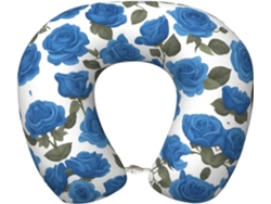 Almohada Viaje Espuma Viscoelástica Poliéster, Felpa Fácil Soporte, Ajustable Plegable: