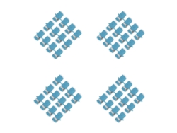 4 Ensembles Adaptateurs De Connecteurs Réseau Fiables Et Stables Pour Transmission Données Fiber