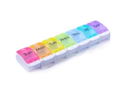 Kit Portátil Semanal De 7 Días Para Vitaminas, Suplementos Y Viajes.