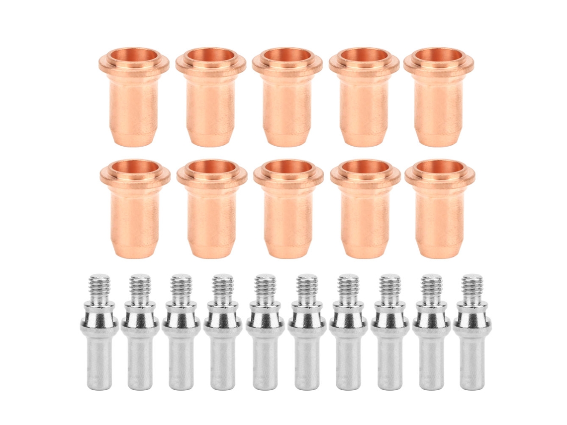Kit De 10 Electrodos 52582 Y 10 Puntas De Boquilla 51312 Para Antorcha De Plasma Pt60