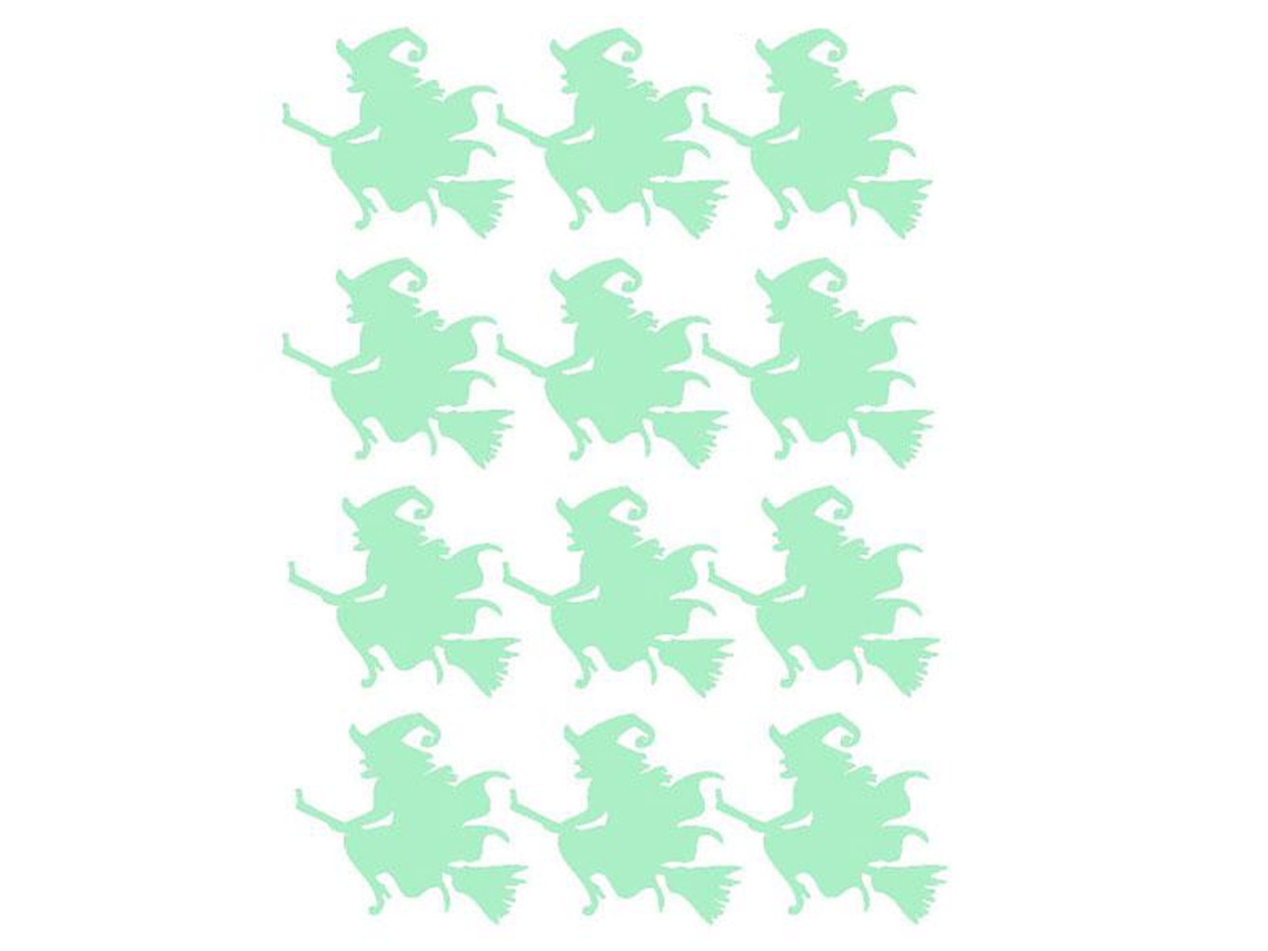 Baok - 12 piezas de pegatinas de pared luminiscentes para la decoración de habitaciones infantiles, pegatinas de fondo para dormitorios