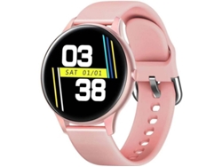 Reloj inteligente Bestvite para hombre, monitor de actividad física con monitor de ritmo cardíaco y sueño (rosa)