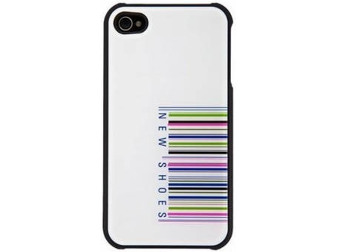 Funda iPhone 4, 4s QDOS QDOSSHOESIP4SB Blanco