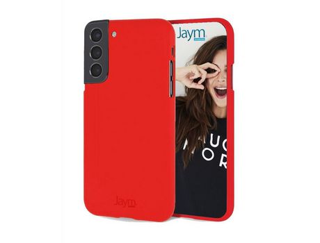 Funda para Samsung Galaxy S22 Ultra JAYM Soft Feeling Rojo