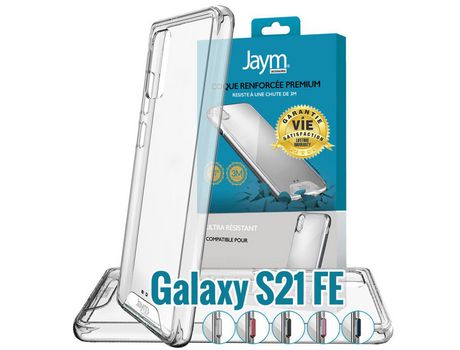 Funda para Samsung Galaxy S21 FE JAYM Ultra Reforzada Transparente