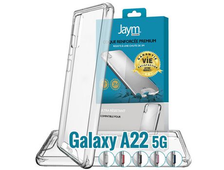 Funda para Samsung Galaxy A22 5G JAYM Ultra Reforzada Transparente
