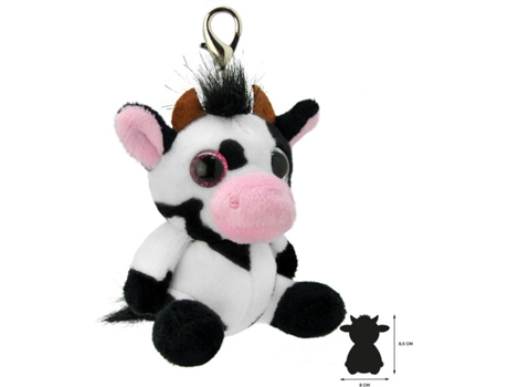 Peluche llavero WILD PLANET Vaca (5 x 8 x 8.5 cm)