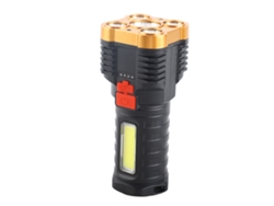 Linterna Led Portátil De 5 Led, Recargable Por Usb, Con Luz Lateral, 3 Modos, Alto Brillo Para Acampar Y Emergencias.