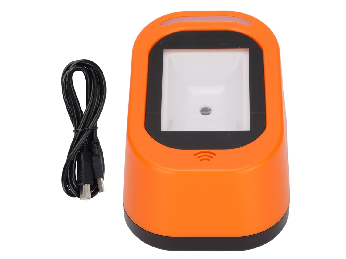 Escáner De Códigos De Barras 2d Usb Rápido Estable Para Computadoras Naranja