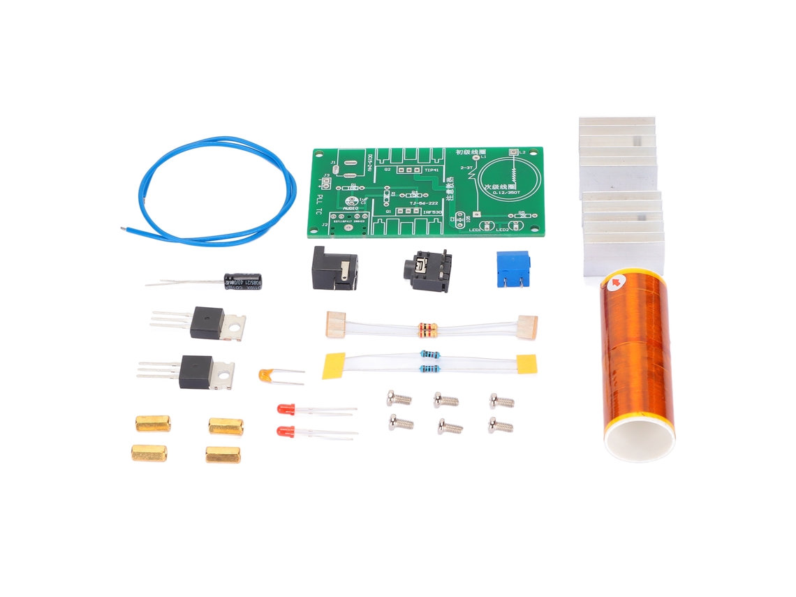 Kit De Mini Altavoz De Plasma Con Bobina Musical Y Transmisión Inalámbrica, 15 W Cc 15-24 V Para Proyectos De Bricolaje.