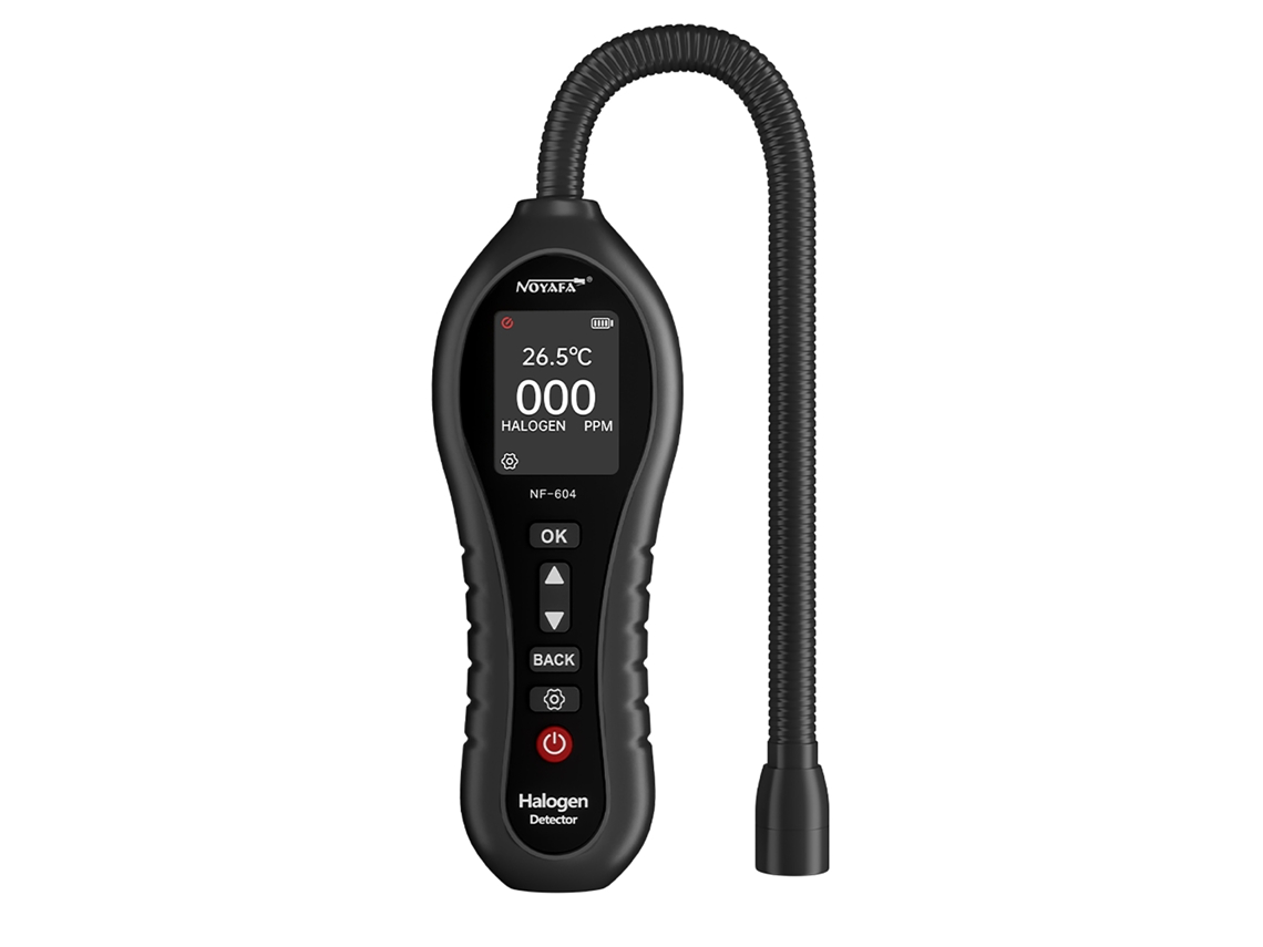 Detector De Gas Halógeno Noyafa Nf-604 Para Fugas De Refrigerante (freón) En Sistemas De Aire Acondicionado Automotriz.