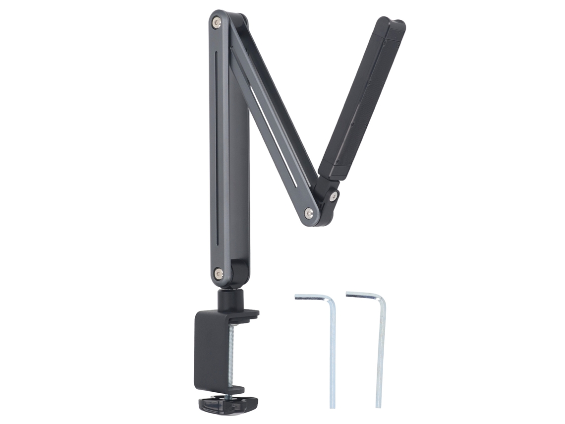 Soporte Para Tablet Profesional 360° Rotación Plegable Brazo Aluminio Ajustable Para Mesa