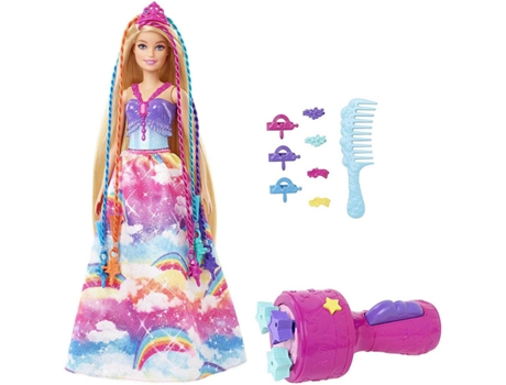 BARBIE Dreamtopia Princesa Trenzas De Colores (Edad Mínima: 3 Años - 7 x 32,5 x 2,99 cm)