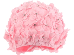 Gorro De Natación Floral Para Mujer Adulta, Elegante Diseño De Pétalos, Entrenamiento De Natación.