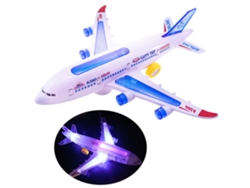 Avión De Juguete Eléctrico Para Niños Con Luces Y Sonidos: El Regalo Perfecto Para Niños Y Niñas.