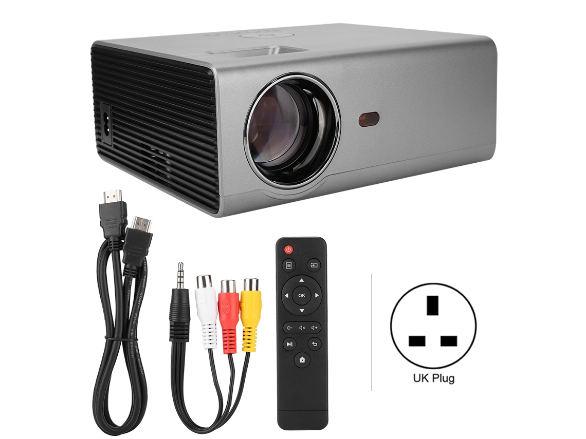 Proyector portátil (LED 1080p, cine en casa)