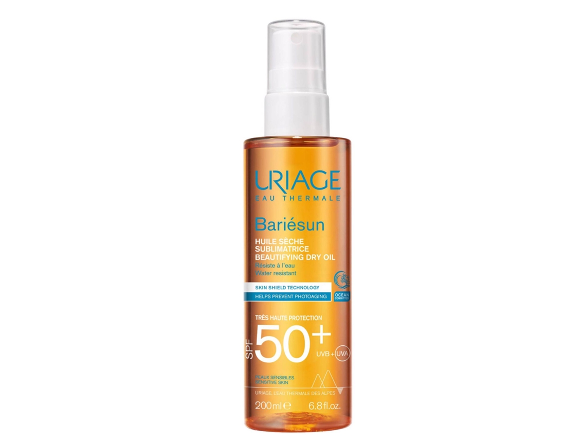 Aceite protector solar Bariesun FPS 50+ - 200 ml Uriage
