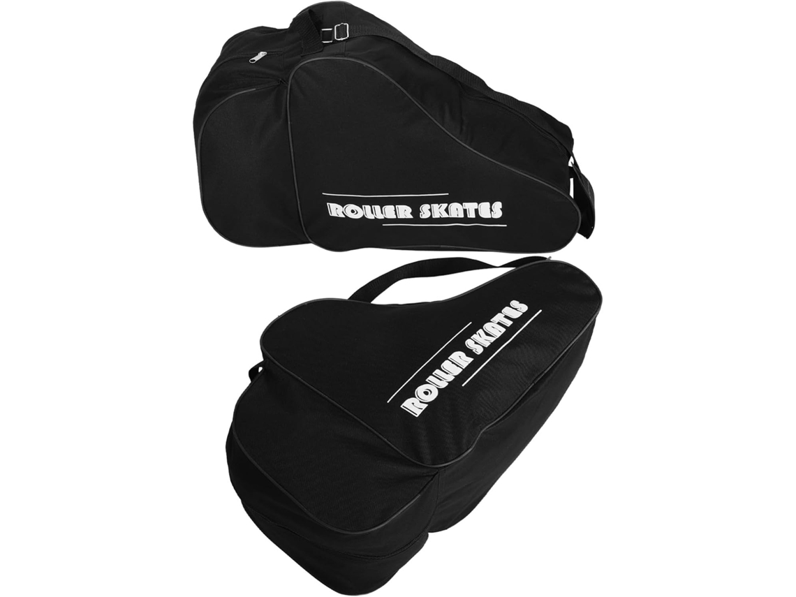 Juego de 2 mochilas para patines, ideales para patinar sobre hielo, transportar y guardar el calzado.