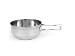 Bol Plegable De Acero Inoxidable Para Camping, Senderismo Y Picnics, 700 Ml, Utensilios Para Exteriores