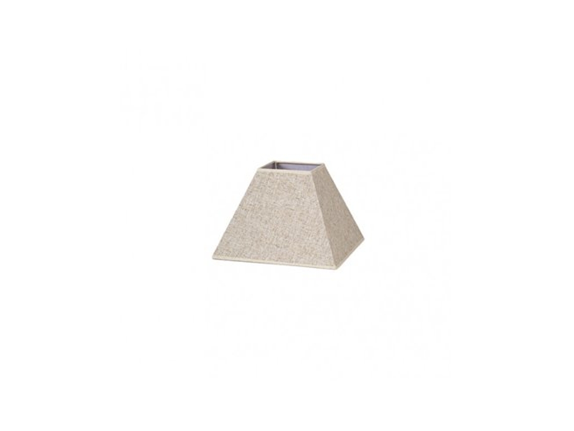 Pantalla Piramide Tenorio E27 Lino beige 25dx11dx18h