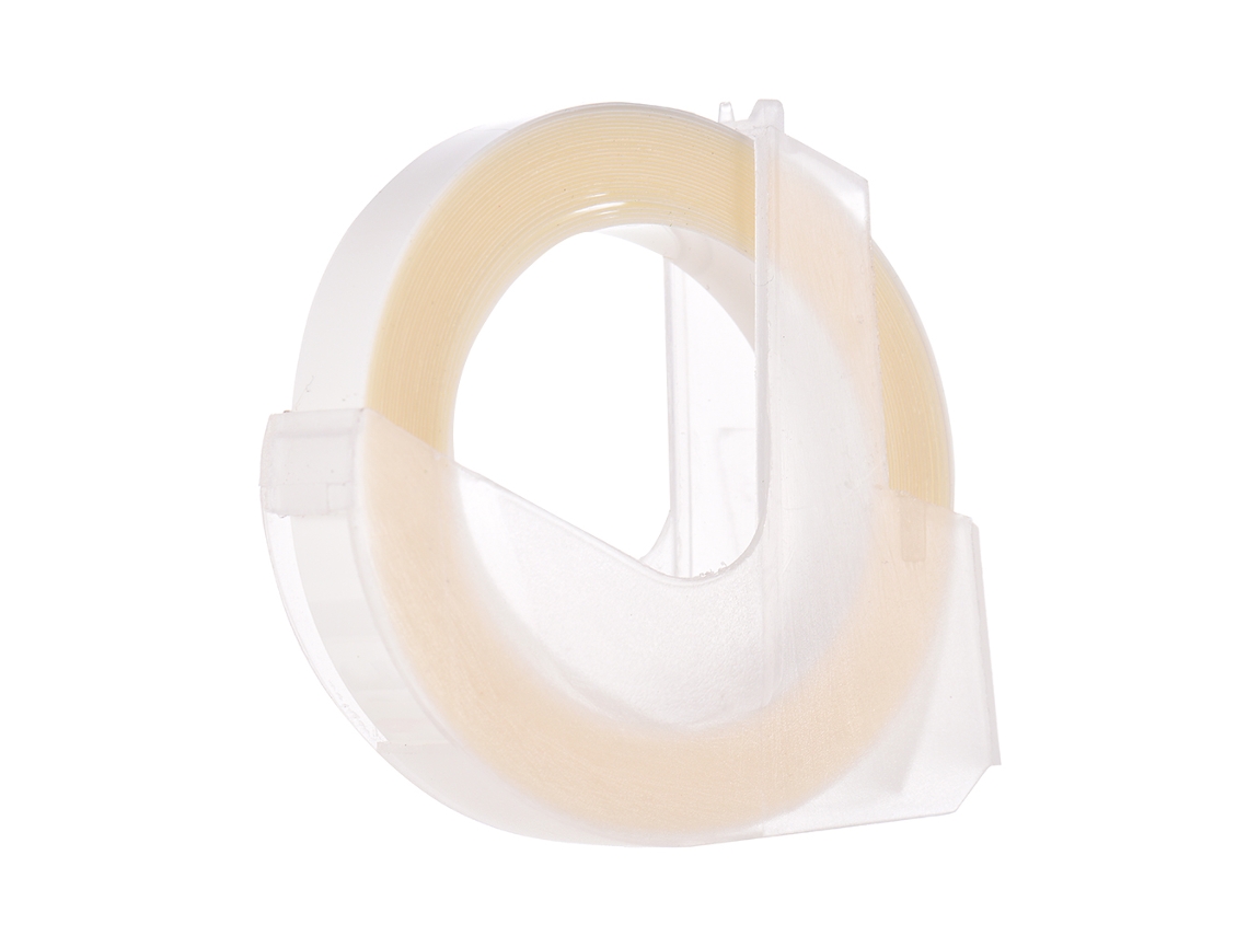 Cinta de etiquetas 3D para Dymo 12965 1610, 9 mm x 3 m, transparente, recambio para grabadora | Sin marca