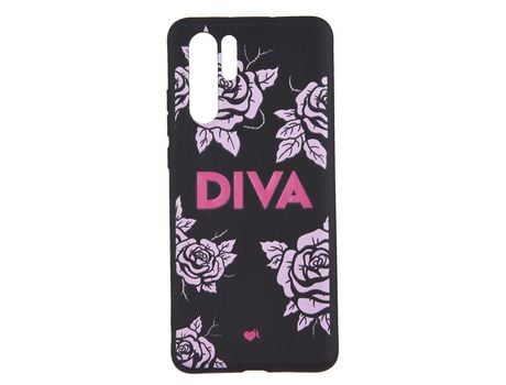 Funda Diva Silicona Negra para Huawei P30 Pro - Oficial de La Vecina Rubia