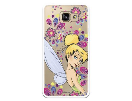 Funda Oficial Disney Campanilla Flores Transparente para Samsung Galaxy A5 2016 - Peter Pan
