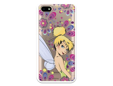 Funda Oficial Disney Campanilla Flores Transparente para Xiaomi Redmi 6A - Peter Pan