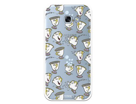 Funda Oficial Disney Chip Potts Siluetas Transparente para Samsung Galaxy A5 2017