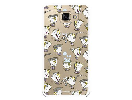 Funda Oficial Disney Chip Potts Siluetas Transparente para Samsung Galaxy A5 2016