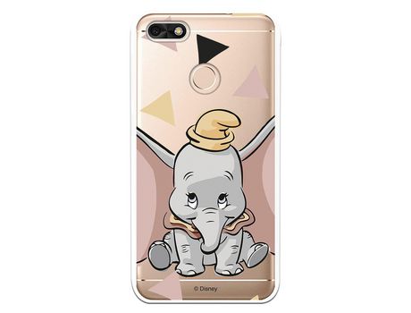 Funda Oficial Disney Dumbo silueta transparente para Huawei Y6 Pro 2017