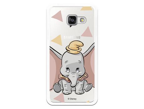 Funda Oficial Disney Dumbo silueta transparente para Samsung Galaxy A3 2016