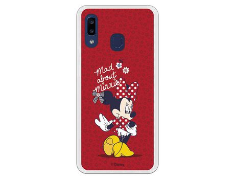 Funda Oficial Disney Minnie Mad about Minnie para Samsung Galaxy A20e