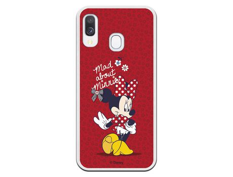 Funda Oficial Disney Minnie Mad about Minnie para Samsung Galaxy A40
