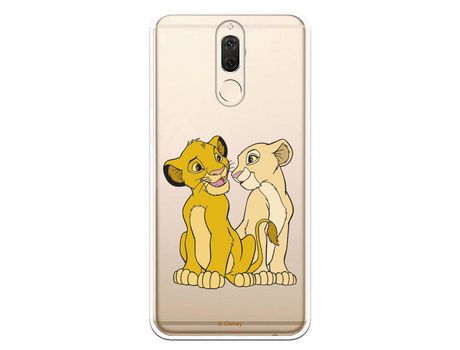 Funda Oficial Disney Simba y Nala transparente para Huawei Mate 10 Lite - El Rey León