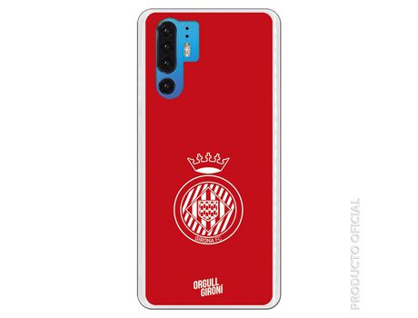 Funda Oficial Girona FC Escudo Equi roja para Huawei P30 Pro
