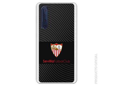 Funda Oficial Sevilha Malha Gris sobre fondo Negro para Huawei P30