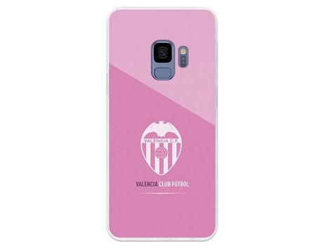 Funda Oficial Valencia Escudo Rosa Samsung Galaxy S9