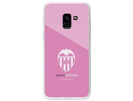 Funda Oficial Valencia Escudo Rosa Samsung Galaxy A8 2018