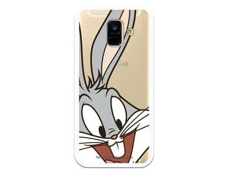 Funda Oficial Warner Bros Bugs Bunny Transparente para Samsung Galaxy A6 2018 - Looney Tunes
