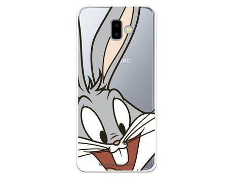 Funda Oficial Warner Bros Bugs Bunny Transparente para Samsung Galaxy J6 Plus - Looney Tunes
