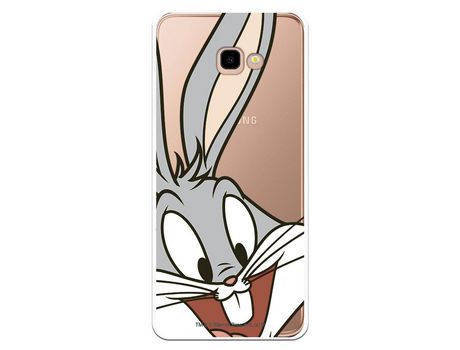 Funda Oficial Warner Bros Bugs Bunny Transparente para Samsung Galaxy J4 Plus - Looney Tunes