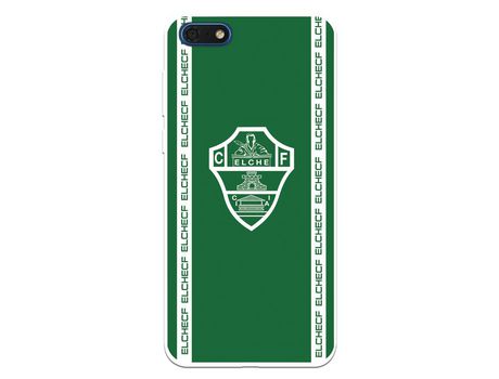 Funda para Huawei Honor 7S del Elche CF Escudo Fondo Verde - Licencia Oficial Elche CF