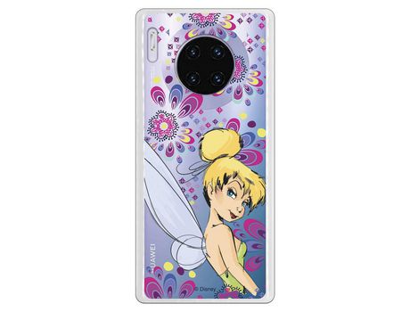 Funda para Huawei Mate 30 Pro Oficial de Disney Campanilla Flores - Peter Pan