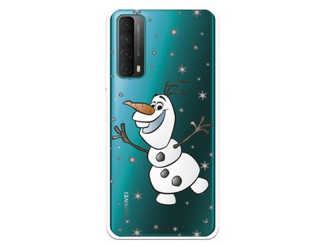 Funda para Huawei P Smart 2021 Oficial de Disney Olaf Transparente - Frozen